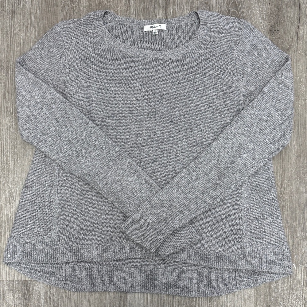 Madewell Women's Gray Crew Neck Sweater Women's medium